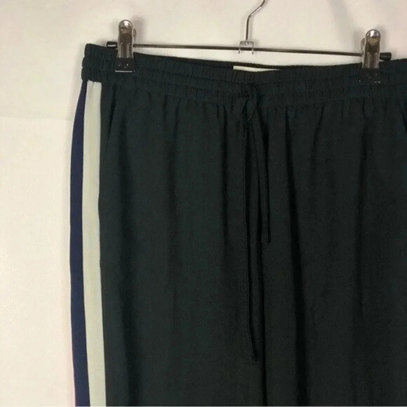 Joie Black Caviar Perlyn Side Stripe Track Pants M - Picture 4 of 5